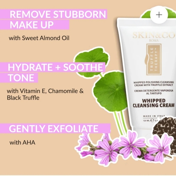 Skin & CO Roma Truffle Therapy Whipped Cleansing Cream x 2 Italy 1 fl oz  / 30ml - Picture 2 of 4